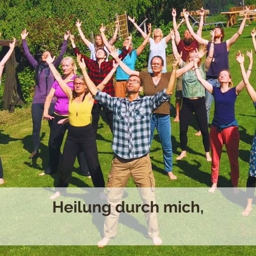 Zitat von Darrel Combs: Heilung in mir, durch mich und um mich herum.