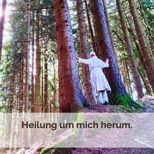 Zitat von Darrel Combs: Heilung in mir, durch mich und um mich herum.