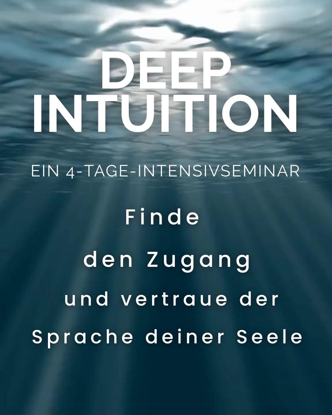 Deep Intuition - Finde den Zugang und vertraue der Sprache deiner Seele - Ein 4‑Tage‑Intensivseminarmit Darrel Combs